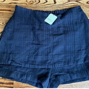 Free People Jayde Skort Black Womens Size Small Skirt Shorts